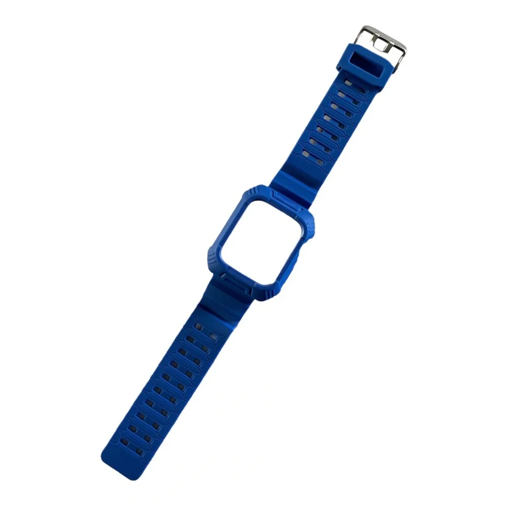 COPY - Blue Apple Watch Band Protective Shockproof 44mm